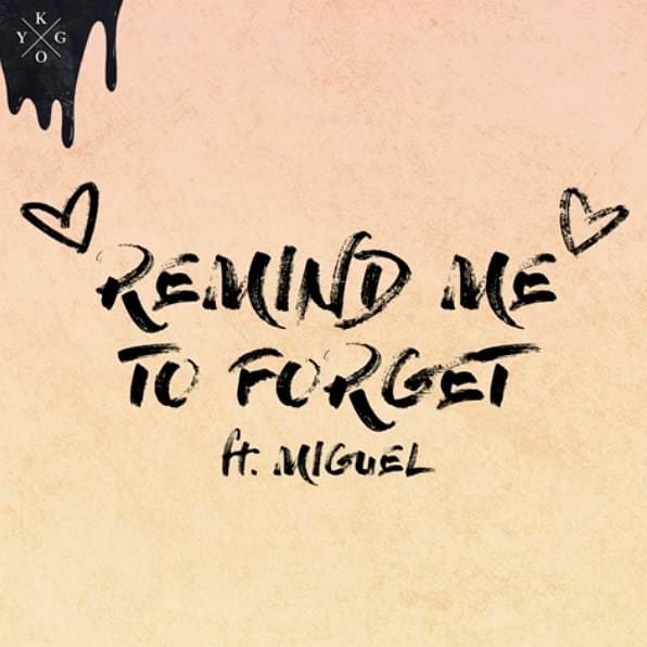 kygo remind me to forget